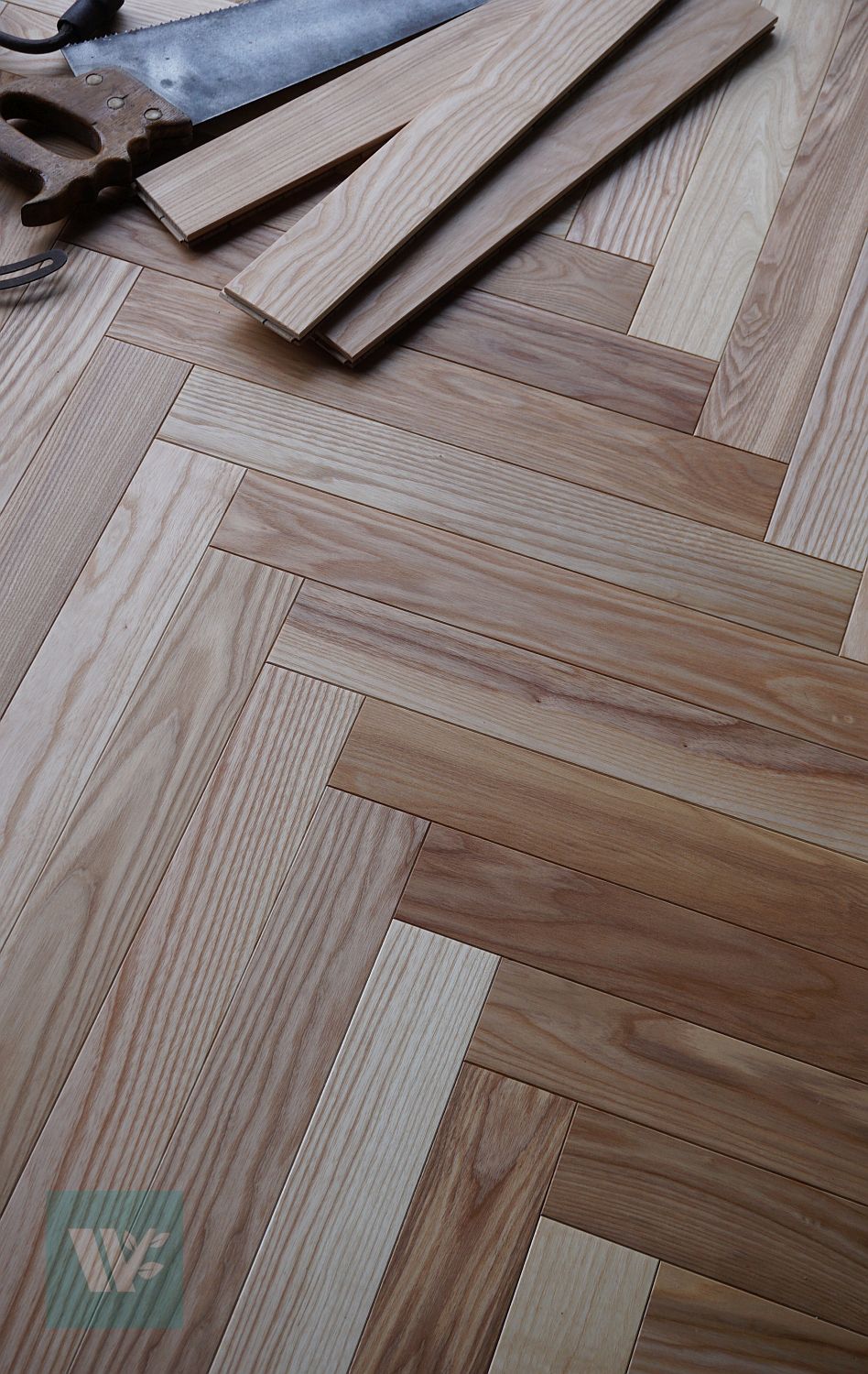 engineered ash parquet oiled