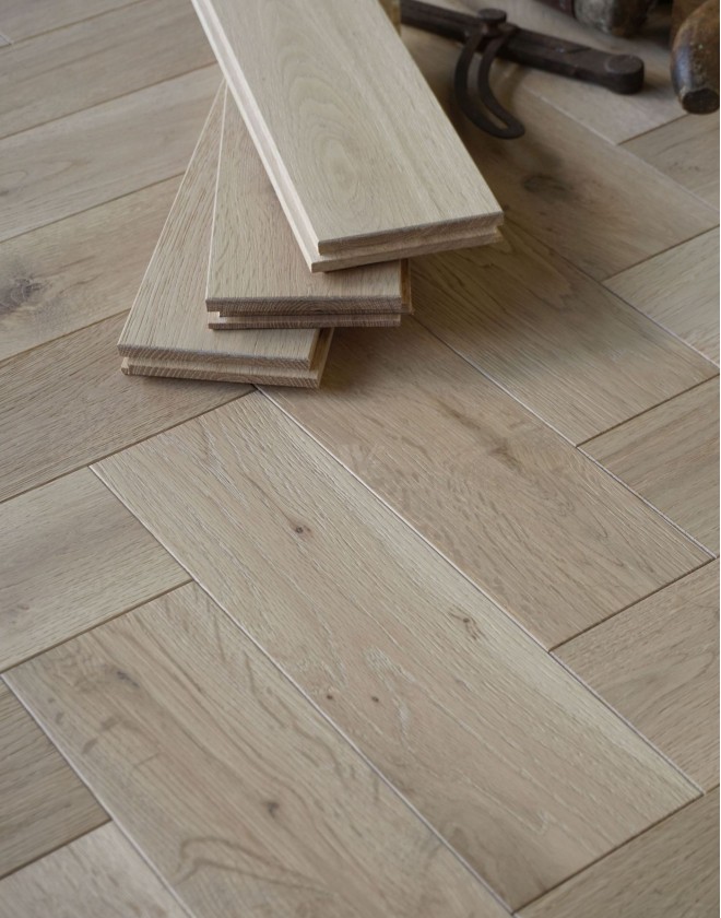 12" Raw Lacquer Oak Parquet SC2H