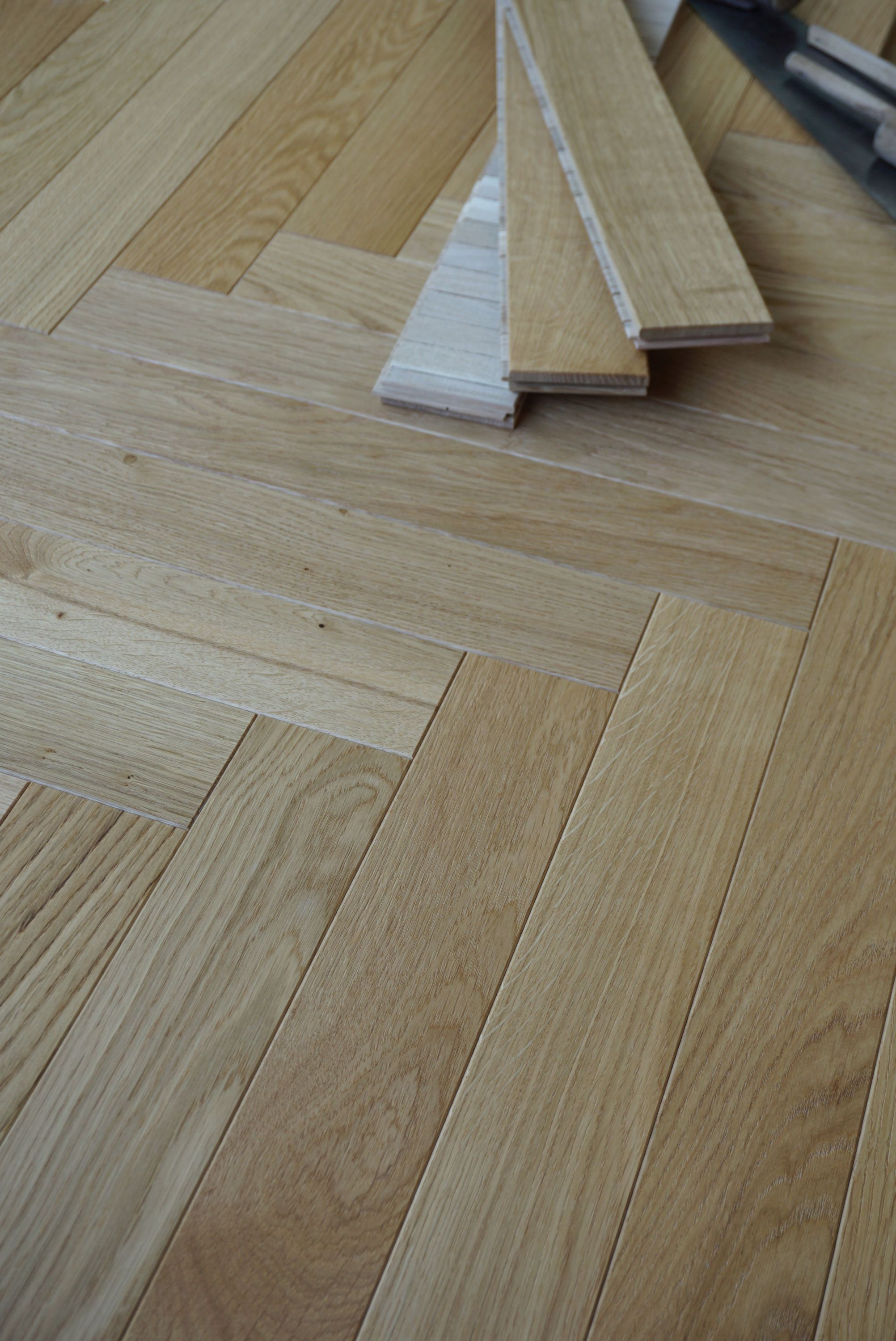 natural grade brushed oiled parquet flooring